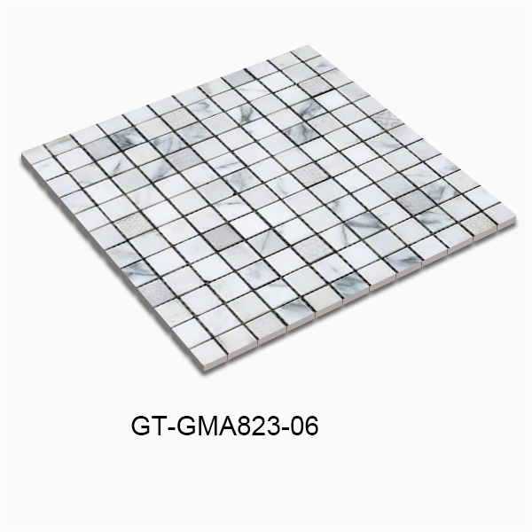 23x23mm Glass+stone Mosaic